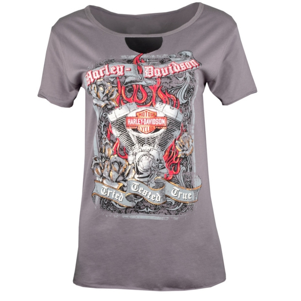 Harley-Davidson Gray Trusted Graphic T-Shirt. Medium/large